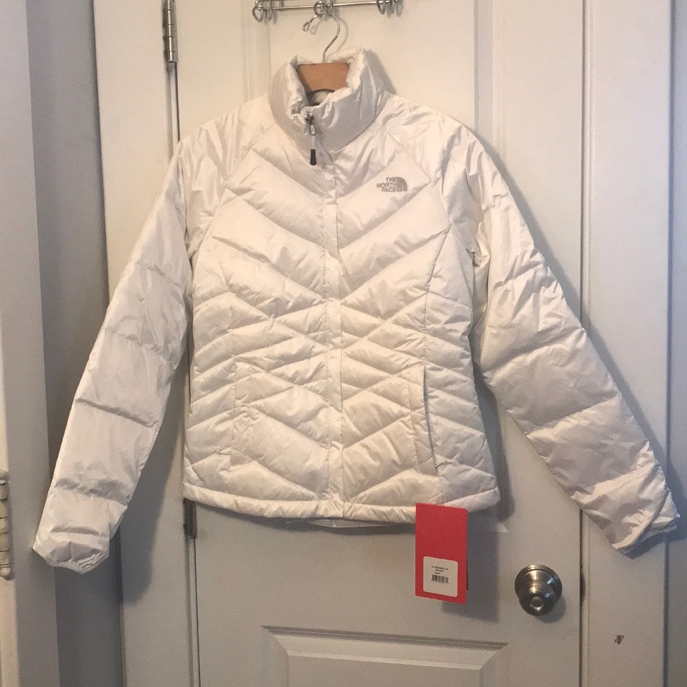 White North Face 500 Fill Down Coat